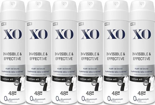 Deodorant 150ML Women-Kadın Invisible & Effective (6 Lı Set)