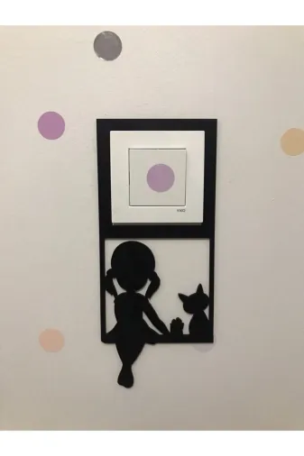 DEREN D0009 Çocuk Odası Dekoratif Priz Çerçevesi