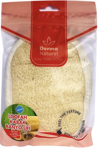Derma Naturel Loofah Kabak Banyo ve Yüz Lifi (15*24CM) MS-10