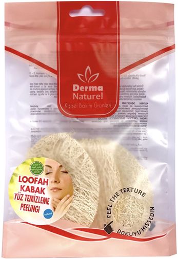 Derma Naturel Loofah Yüz Temizleme (Sivilce ve Siyah Noklar için) Peeling MS-06