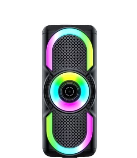 DermiTech Bs-108 Bluetooth Hoparlör Mikrofonlu Ses Bombası Speaker Müzik Çalar Rgb Işıklı Extra Bass