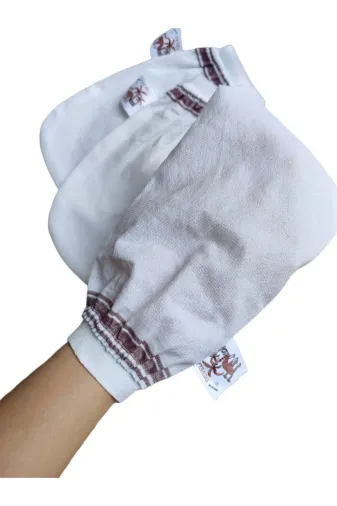 Devran develi TYBDSN8R0647851C10 Lastikli 3Lü Ince Banyo Duş Hamam Kesesi