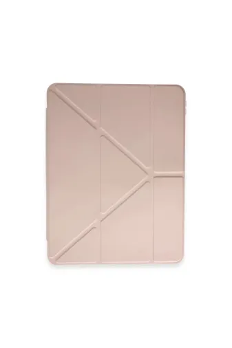 DGY STORE A045-3342 Huawei Honor Pad 9 Kılıf Kalemlikli Mars Tablet Kılıfı - Rose Gold