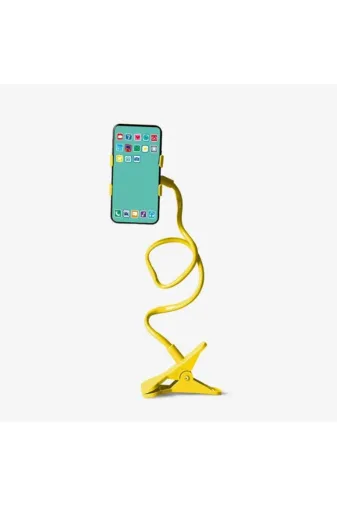 DGY STORE tkl99344 Sarı Renk Akrobat Telefon Tutucu Oynar Başlıklı