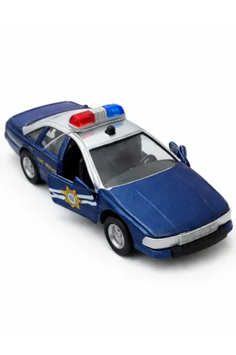 Diecast chvplc 1:32 Chevrolet Caprice State Police Model Araba – Işıklı Sesli Ve Otomatik Kapılı