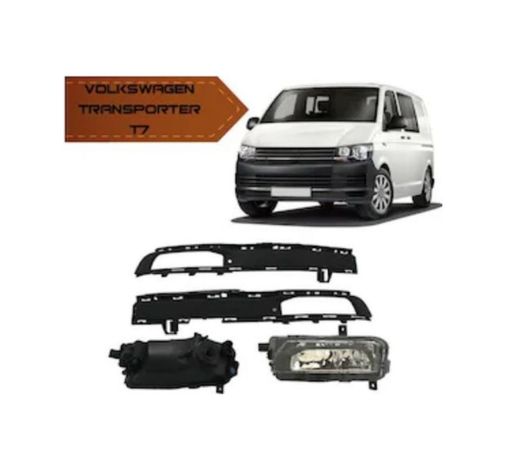 Diğer 00LASS26as1 Vw T7 Transporter Sis Farı Lambası Oem Çerçeveli 2015-2018 Arası Uyumlu