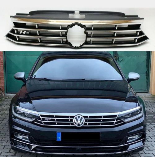 Diğer 00VWPSTI51182131 Vw Passat B8 Rline Ön Panjur Izgara 2015-2018 Arası Uyumlu