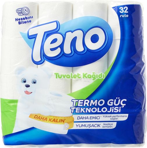 Diğer 109550418 Teno 2 Katlı Ultra Tuvalet Kağıdı 32'li