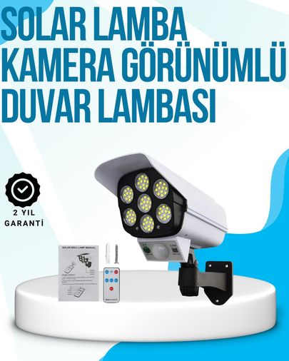 Diğer 111348092 Kablosuz, Güneş Paneliyle Şarj Olan Dış Mekan Lambası 8-10 Saat Aydınlatma Süresi
