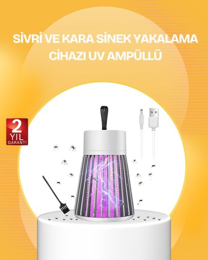 Diğer 111350435 Sessiz Ve Güvenli Sivrisinek Kovucu Lamba
