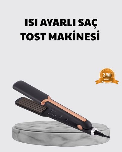 Diğer 111476288 Tost Model Saç Şekillendirici Hızlı Isınan Isı Ayarlı Çok Renkli