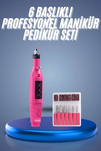 Diğer 111481022 Profesyonel Manikür Pedikür Seti Törpü Makinesi Protez Tırnak Çıkarma