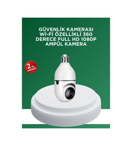 Diğer 111653073 1080P Gece Görüşlü Ampul Güvenlik Kamerası Kablolu Ve Kablosuz Seçenekli