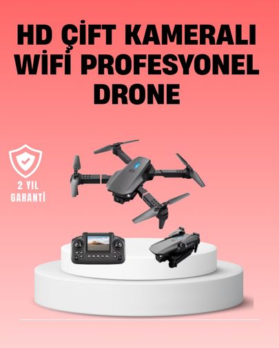 Diğer 111655043 Wifi Fpv Canlı Görüntü Aktarımlı Katlanabilir Drone