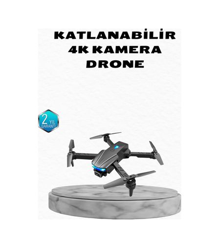 Diğer 111655071 4K Kamera Özellikli Katlanabilir Drone Wi-Fi Ve Yükseklik Sabitlemeli