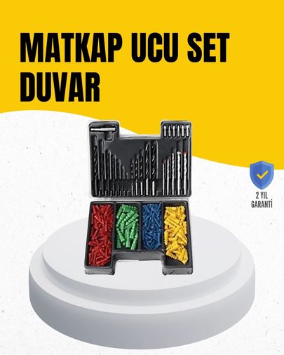 Diğer 114877967 Delme Uç Seti 24 Parça Kutulu Matkap Ucu Ahşap Metal Beton İçin