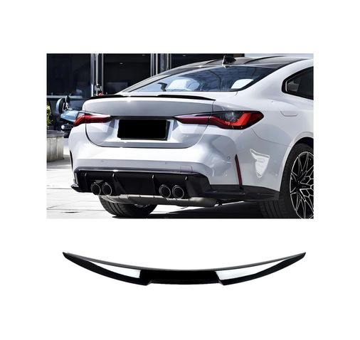 Diğer 118204935 Bmw 4 Serisi G22 2 Kapı M4 Boyalı Bagaj Üstü Spoiler 2021-2025 Arası