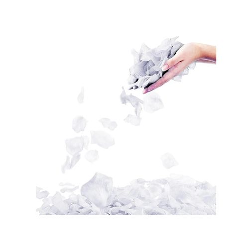 Diğer 119853677 Mey İthalat Beyaz Renk Gül Yaprağı Şekilli Konfeti 1 Paket 100 Adet