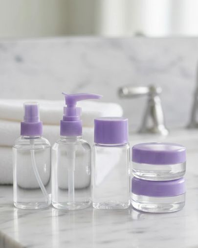 Diğer 120629837 Mey İthalat Seyahat İçin 5 Li Şeffaf Kozmetik Şişe Seti 30 Ml
