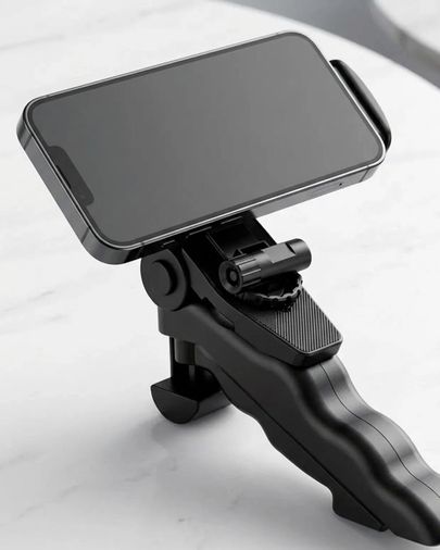Diğer 121420140 Katlanabilir Mini Telefon Tripodu Masaüstü Telefon Standı 360 Derece Ayarlanabilir