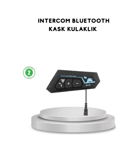 Diğer 122104839 Mey İthalat Bt22 Kask Bluetooth Kulaklık 5.0 Gürültü Engelleyici Ve Eller Serbest Kullanım