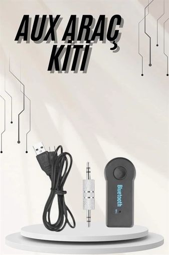 Diğer 122105264 Mey İthalat Yeni Nesil Bluetooth Aux Araç Kiti Siyah Tv Tablet Telefon Araç Araba