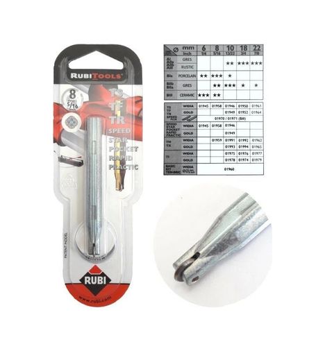 Diğer 122105378 Mey İthalat Rubi 8Mm Seramik Kesme Elması 5/16 Elmas Uç