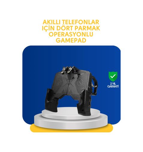 Diğer 122649944 Mey İthalat Gerçekçi Oyun Deneyimi Sunan Dört Parmak Mobil Gamepad