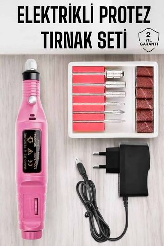 Diğer 123305447 Nasır Temizleyici Manikür Pedikür Seti Elektrikli Usb Girişli 36097792