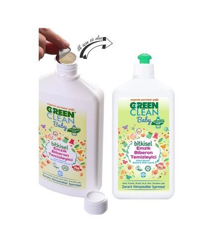 Diğer 123782036 Mey İthalat Baby Bitkisel Emzik Biberon Temizleyici 500 Ml