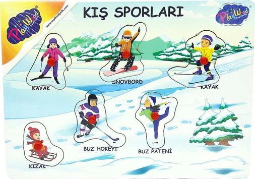 Diğer 123782391 Mey İthalat Ahşap Tutmalı Sporlar Yapboz