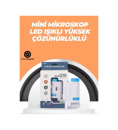Diğer 124971542 Mey İthalat Portatif El Mikroskop Led Işıklı, Aynı Anda Net Odaklama