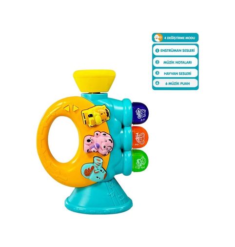 Diğer 124983071 Mey İthalat Jlg-855-38A Işıklı Ve Müzikli Trompet Bebek -Vrd