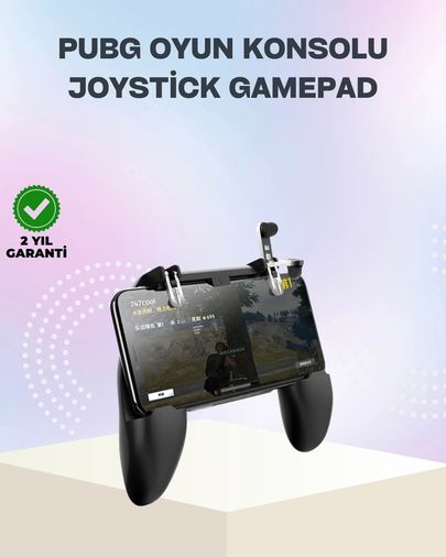 Diğer 125043985 Mey İthalat Mobil Oyunlar İçin Joystickli Ergonomik Gamepad Kontrol Cihazı