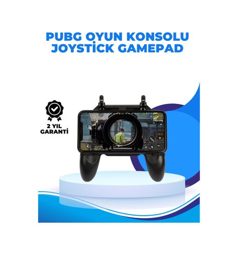 Diğer 125044031 Mey İthalat Joystickli Ve Tetikleyicili Pubg Mobile Gamepad Oyun Kontrolcüsü