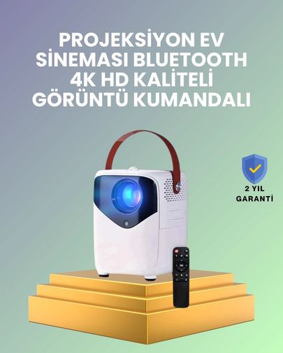 Diğer 125044268 Mey İthalat Hafif Ve Taşınabilir Projektör 750 Gram Ağırlıkla Mobil Kullanıma Uygun