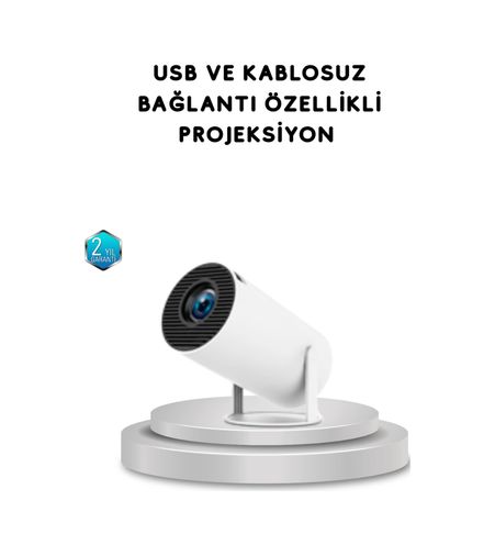 Diğer 125044350 Mey İthalat Full Hd 4K Uyumlu Projeksiyon Cihazı 130 İnç Geniş Ekran Destekli