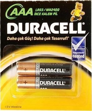 Diğer 125077137 Mey İthalat Duracell Alkalin Pil Aaa 2'' Li Paket