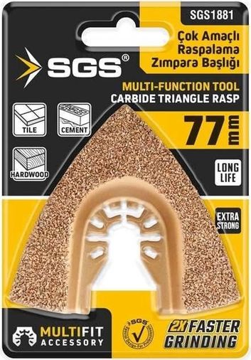 Diğer 125119330 Mey İthalat Sgs 1881 Karbür Zımparalama Raspalama Bıçağı 77 Mm