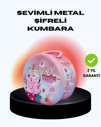 Diğer 125119851 Mey İthalat Mini Çocuk Para Kasası Gizli Saklama Ve Birikim Kutusu