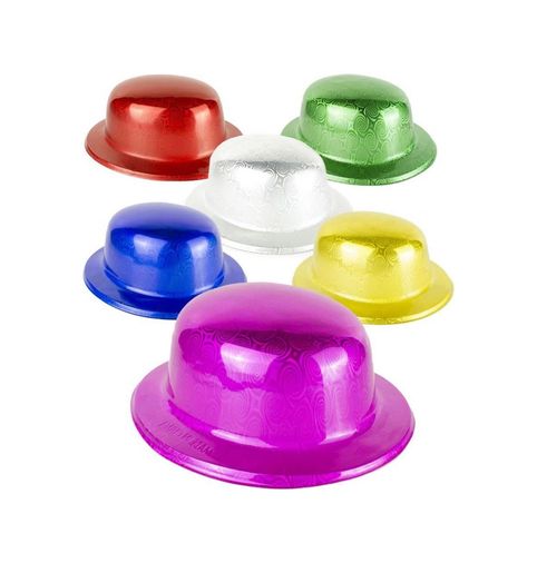 Diğer 125123723 Mey İthalat Pembe Renk Hologramlı Plastik Yuvarlak Melon 27X24 Cm