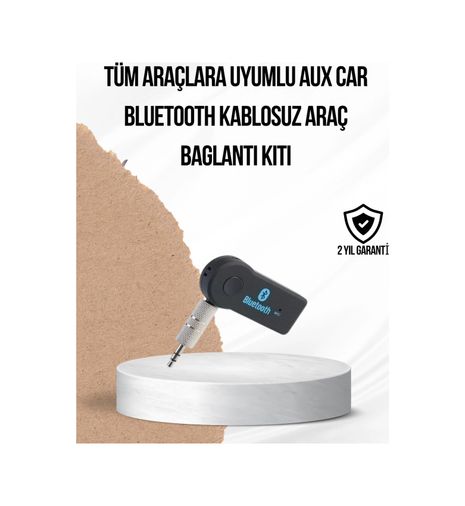 Diğer 125225122 Mey İthalat Araç İçi Bluetooth Aux Adaptörü Ve Telefon Görüşme Cihazı