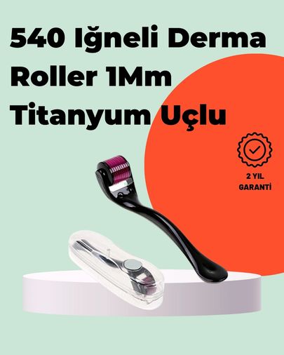 Diğer 125240013 Mey İthalat Titanyum İğneli Derma Roller Evde Cilt Bakımı İçin Uygun