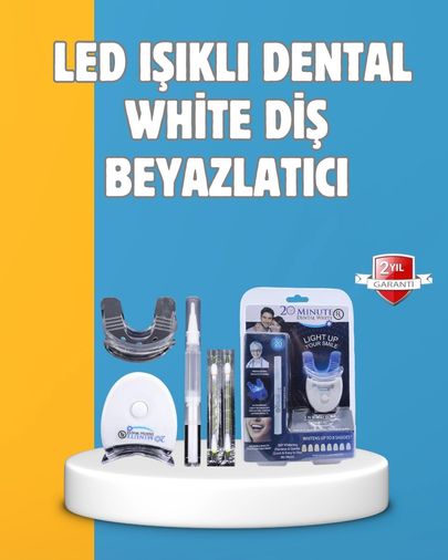 Diğer 125243101 Mey İthalat Mavi Işık Teknolojisi İle Güvenli Diş Beyazlatıcı Sistem