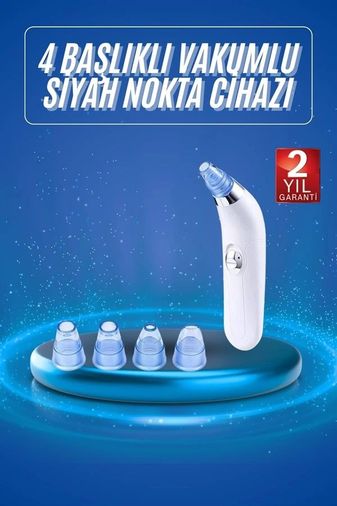 Diğer 125249518 Mey İthalat Vakumlu Siyah Nokta Ve Yüz Temizleme Cihazı 4 Başlıklı