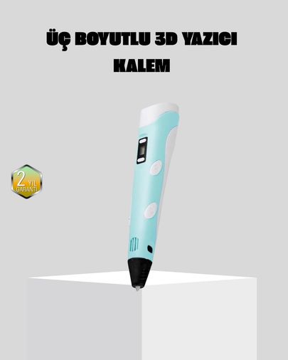 Diğer 125415756 Mey İthalat 3D Kalem Ergonomik Ve 1.75 Mm Filament Destekli Fdm Yazıcı Kalemi