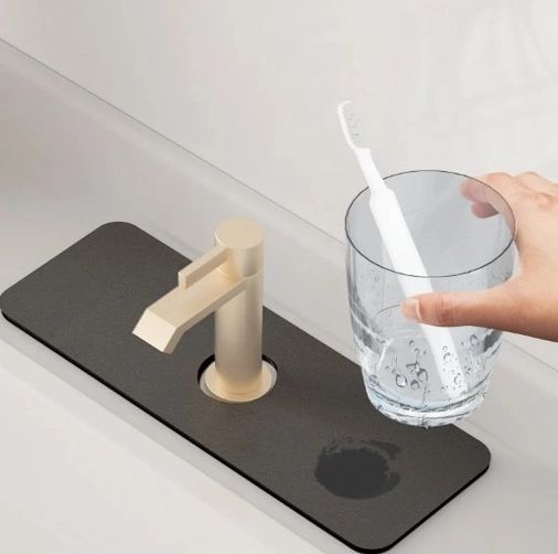 Diğer 125551619 Mey İthalat Su Emici Sihirli Lavabo Kenar Matı 38X13Cm Mc-605