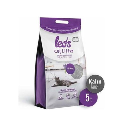 Diğer 126483242 Cat Litter Lavanta Kokulu Kalın Taneli Kedi Kumu 5 Lt