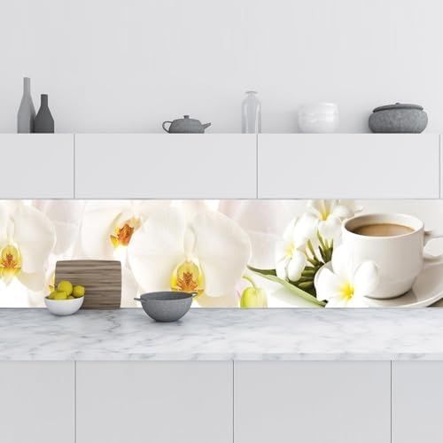 Diğer 126592042 Mutfak Tezgah Arası Folyo Kaplama Folyosu Çiçek Fincan 60X100 Cm