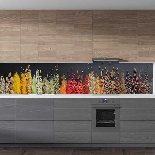 Diğer 126592310 Mutfak Tezgah Arası Folyo Kaplama Folyosu Baharatlar 60X300 Cm